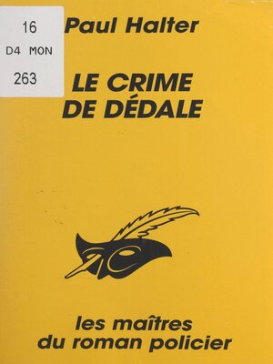 cover image of Le crime de Dédale